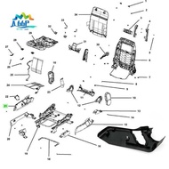 A66P-Front Seat Fender ,Outer Grd,1RW62XDVAB Jeep Compass Patriot 2007-2017 For Dodge Caliber