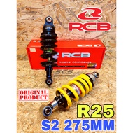 RCB S2 Monoshock Yamaha R25 / MT25 V1 V2 R3 Absorber 275mm Mono YZF Accessories Motor Premium Qualit
