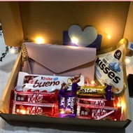 [BEST GIFT] HADIAH BIRTHDAY GIFTBOX PEREMPUAN BIRTHDAY GIFT, GIFT BOX MURAH, CHOCOLATE BOX SURPRISE 
