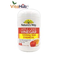 Nature’s way Apple Cider Vinegar แอปเปิลวีเนก้า 90 เม็ด