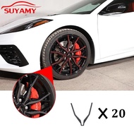 Real Carbon Fiber Wireless Charging Panel Trim Cover For Corvette C8 Stingray Z51 Z06 2020-2023 Car 