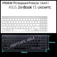 Asus Zenbook 15 Ux534Ftc Keyboard Protector - Premium Tpu Black