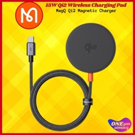 【1YrWarranty】Mcdodo MagQ Qi2 Phone Wireless Charger Pad USB-C Cable 15W Slim Pad Magnetic Qi2 Charge