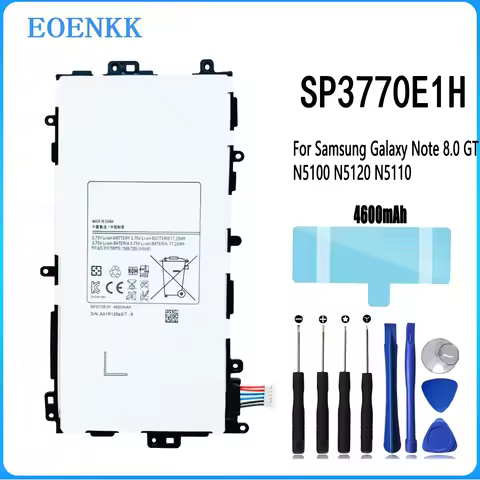 SP3770E1H Battery For Samsung Galaxy Note 8.0 GT N5100 N5120 N5110 high capacity Capacity Tablet Bat