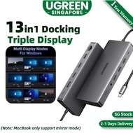 UGREEN Revodok Pro 13in1 4K Triple  Display Docking Station Dual HDMI &1 Displayport , 10Gbps Data P