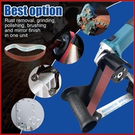 Grinder Belt Sander Adapter Grinder Stainless Steel Belt Sander for Wood and Tube Effortless Sanding Polishing pomermy pomermy
