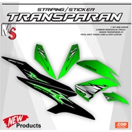 Transparent Striping Yamaha Aerox Old Custom Latest Design 2025 Varky 02 STRIPING STICKERS Sticker M