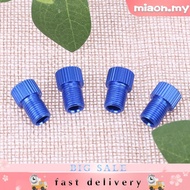 [miaon.my] 4pcs Presta to Shrader Bicycle Road Bike Valve Adapters Converters