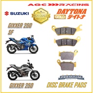 SUZUKI DISC BRAKE PADS  GIXXER 250 GIXXER 250 SF GOLD QUALITY