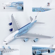 Ready Stock 1: 400 Maerta Bag Airlines A380 Passenger Aircraft 9H-MIP Aircraft Model Alloy Ornaments