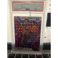 Ja Morant PSA 9 Panini Mosaic Rookie Card RC Reactive Blue Memphis Grizzlies SLAB