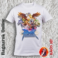 MESIN Ragnarok Online T-shirts, sizes for children to adults, unisex model, 3D DTG machine printing 