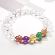 Five Elements Purification Himalayan White Crystal Bracelet, approx. 8mm -0981