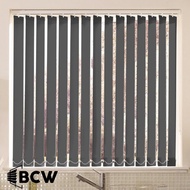 BCW Vertical Blinds Dimout - Window Curtains Blinds for Window
