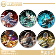 西施瑶公孙离曜貂蝉百里玄策周边镭射徽章王者荣耀游戏吧唧谷子礼Xishi Yaogong Sun Liyao Diaochan Hundred Miles Xuance Surrounding49c68