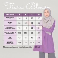 blouse murah korean blouse zanzea blouse white blouse TIARA BLOUSE / TUNIC BLOUSE MUSLIMAH