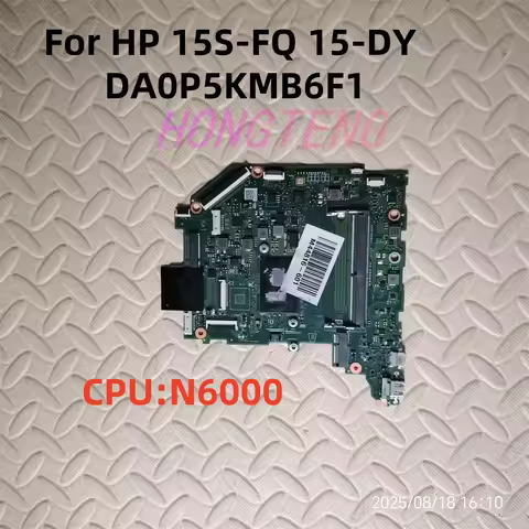 For HP 15S-FQ 15S-FQ3611NW 15-DY3018CA Pent N6000 Motherboard M44816-601 DA0P5KMB6F1 Tested Fast Shi