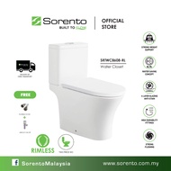 SORENTO SRTWC8608-RL Two Piece Close Coupled WC Water Closet Toilet Bowl (10"/250mm) /Jamban/Tandas/