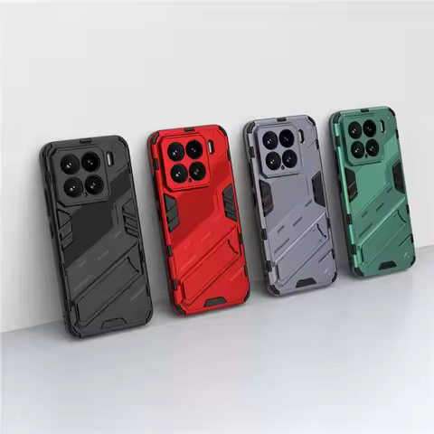 For Xiaomi 15 Case For Xiaomi 15 Cover 6.36 inch Shockproof Hard Armor PC Stand Silicone Bumper For 