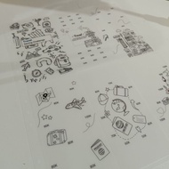 Cash envelope travel challenge size a6 1 Laminated envelope for saving