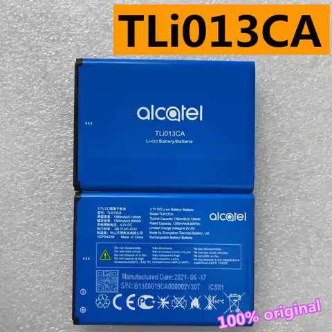 Original TLi013CA TLi013C1 1380mAh Battery For Alcatel One Touch Go Flip 3 OT-4043S 4044C 4044V/N/W 
