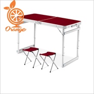 COD Meja Lipat Portable Koper Meja Laptop Meja Belajar Meja Kerja Ukuran 120Cm X 60Cm Model Kaki Kot