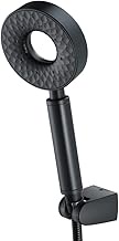 High Pressure Shower Head with Handheld, 3 Settings Black Handheld Showerheads with ABS Shower Holder And 59Inch Hose Yearn for