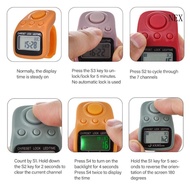 NEX Finger Tally Counter 6 Digit Display Counter Clickers Lap Counter Handheld Number Clicks Counter