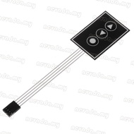 Nevʚ ɞ Portable1x3 DIY for Matrix Array 3Key Membrane Switch Keypad Keyboard 1x3Key 36x55mm