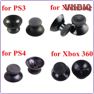 VNBIQ จอยสติ๊กอะนาล็อคควบคุมสีดำ100ชิ้นสำหรับ Playstation 4 PS3 Xbox สวิตช์หนึ่ง Xbox 360 Pro Controlle ที่ครอบคันบังคับแบบกด BVNEA