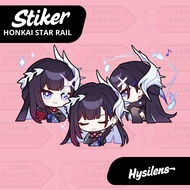 Hysilens Honkai Star Rail Sticker | Hysilens HSR Sticker | Waterproof Laptop Vinyl Stickers