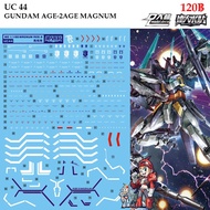 Water Decal [D.L. Darlin] UC44 GUNDAM AGE-2AGE MAGNUM MG 1/100 UC 44