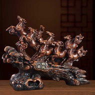 Eight Horses Xiong Style Eight Horses Ornaments Crafts Company Opening Housewarming Gifts Gifts Hors
