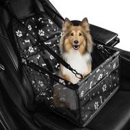 Pet Car Seat Puppy Carrier Breathable Dog Car Seat Travel Carrier Doggie Booster Cage Oxford Breathable Folding Soft Washable