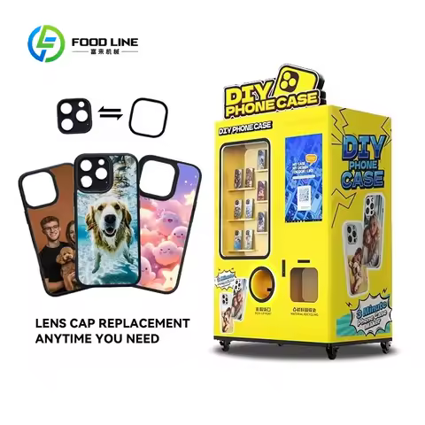 Automatic Phone Case Vending Machine High-quality Customized 2-Minute Print Speed Multiple Payment M
