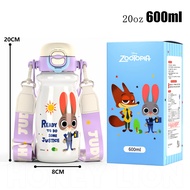 Disney x HoneyLion กระบอกน้ำเก็บอุณหภูมิ 3-in-1 ดื่มได้ 3 แบบ (มีหลอดในตัว) สแตนเลส 316L ล็อกกันรั่ว