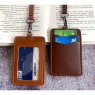 ID card holder Name Leather ID card holder, ID card holder, 3 card slots