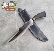 Parang_Knife Pisau_Parang Sarung Kulit Outdoor Camping(141618inch)Pisau sarung Kulit/Pisau Lapah /Pi