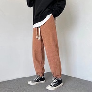 Final Clearing Stock▼DR Dressing Room-Neck Pants Korean Version Corduroy Pants Straight Pants Street