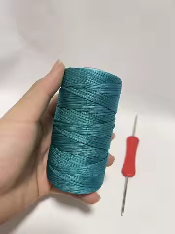 New Summer Crochet Yarn 2.5mm Thin Ice Cotton Thread for Hand Knitting Bag Hat Shoes 130g Hollow Lin