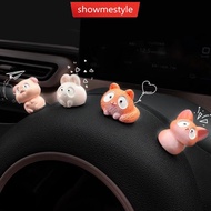 SMS Car Interior Accessories Cute Cartoon Friendly Animals Ornament Auto Interior Dashboard for Girl