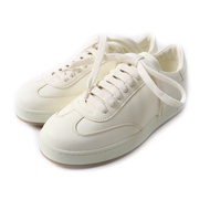 全新 ★ CHURCH'S LAURELLE 鹿皮繫帶運動鞋，象牙色，38碼，附防塵袋，義大利製造，女款，原價134,200日圓