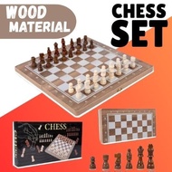 Wooden Chess Set International Chess Game Board Folding Chess Board Premium Board Games