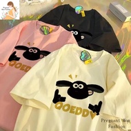 Plus Size 150KG Short Sleeved Loose Ladies T Shirt Women Couples Printed Tops Tshirt 300斤大碼女裝T恤女短袖上衣