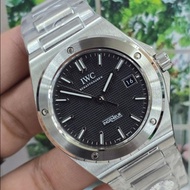 JAM TANGAN IWC BLACK DIAL SWISS 39MM AUTOMATIC