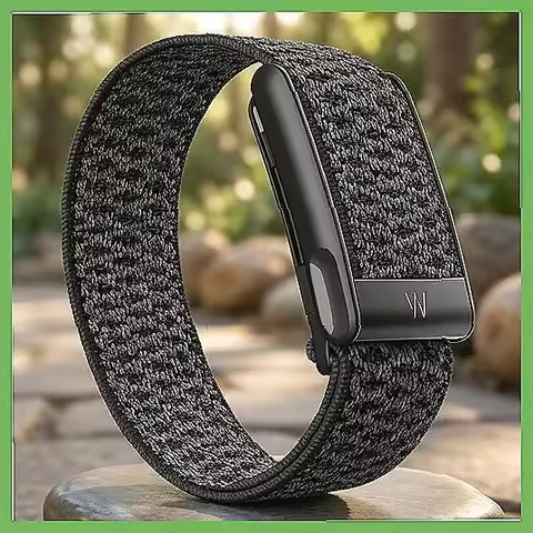 Whoop 5.0 Replacement Strap, Nylon Woven Elastic Sports Band with Metal U-Clasp & Soft Brushed Linin
