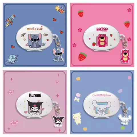 Hot Cute Cartoon Anime Role Lotso Earphone Cover for Huawei Freebuds 4i Earphone Wireless Headphone 