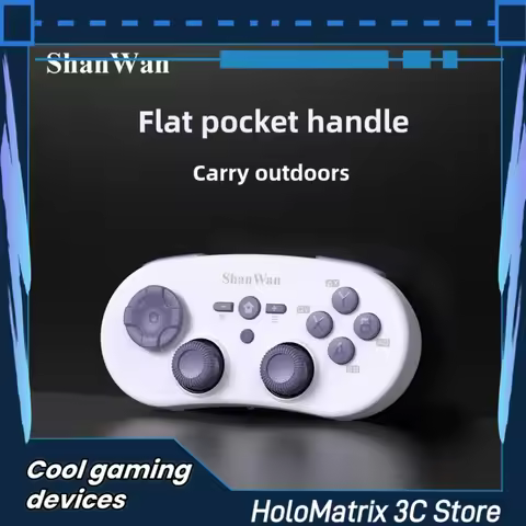 Shanwan Q38 Wireless Game Controller Dual Hall Effect Gyroscope Body Sensation Apple Android Pc Ps4 
