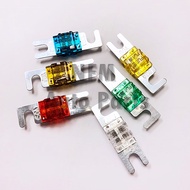 Automotive Flatbeb Car Main Fuse 40 / 50 / 60 / 70 / 80 / 100 Amp