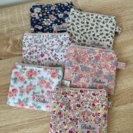 Mini Keychain Wallet Zipper Pouch cute floral multipurpose